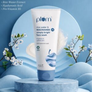 Palm rice water & NIACINAMIDE 2% simply bright face wash